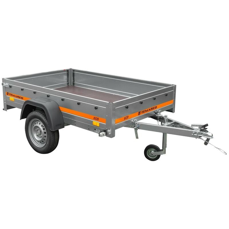 Tema Remorque bâchée basculante 125 X 205 X H110 Gris – Image 2