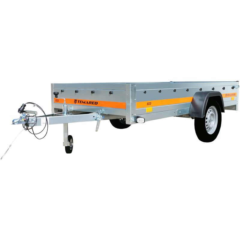Tema Remorque bâchée basculante Double essieu 263X125cm ECO2612/2 Kipp – Image 2