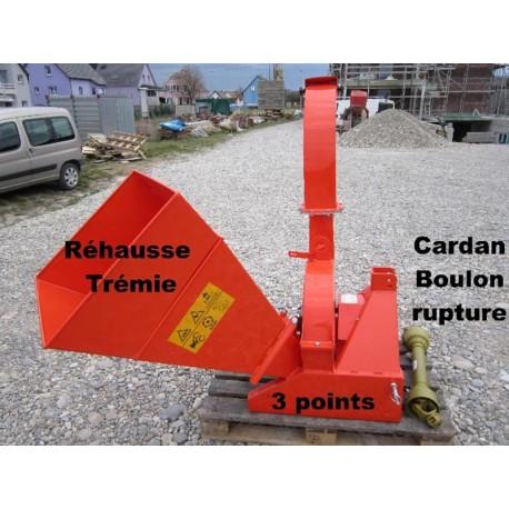 Broyeur de Branches Br 16 – Prise de Force - Tracteur – 10 à 13cm – Image 5