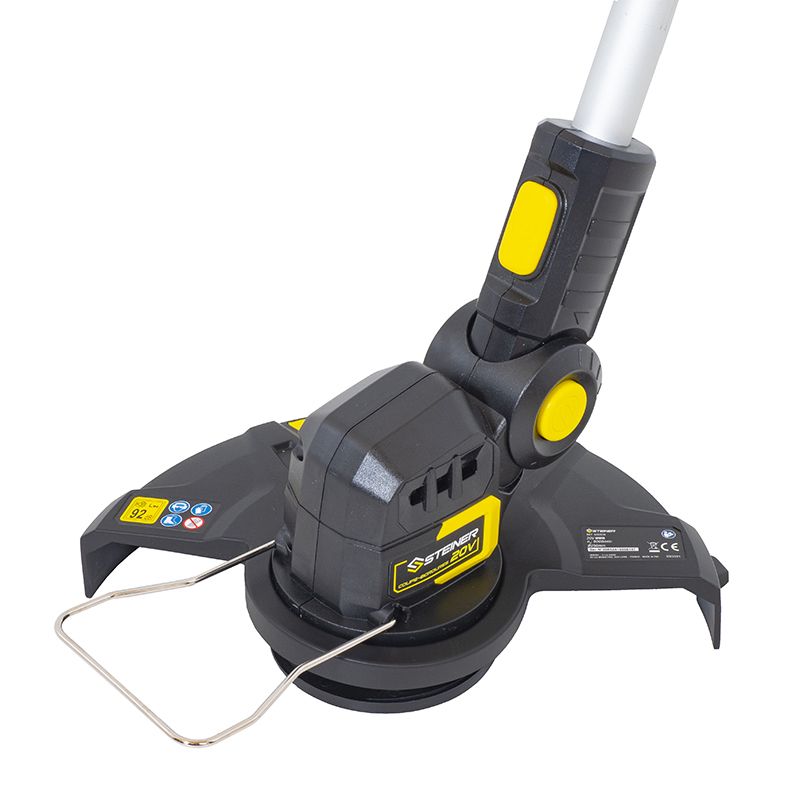 Coupe Bordure sans Fil 20v à Lame + 2 Batteries Li-Ion 2ah + Chargeur Rapide Steiner + 20 Lames – Image 3