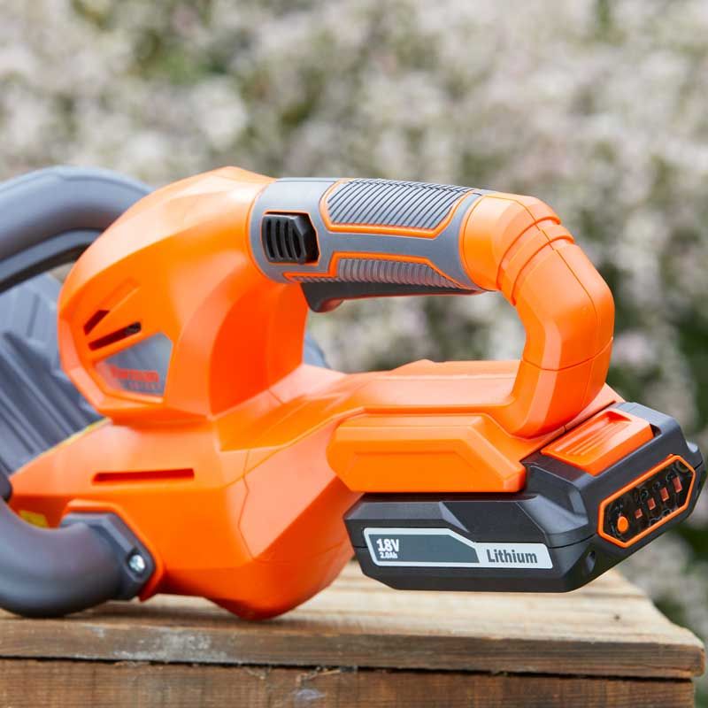 Coupe-Bordure sans Fil 18v Li-Ion + 2 Batteries 18v 2ah + Chargeur Rapide 18v Korman + 1bobine Offerte – Image 6