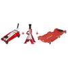 Pack Cric 2,5t Extra Bas avec Double Pompe + Paire de Chandelles 3t Mw-Tools