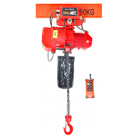 Ensemble de Grue à Portique 2t Palan Électrique à Chaîne avec Chariot 2t Mw Tools – Image 3