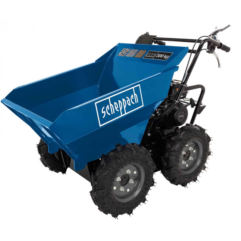 Mini Dumper Benne Basculante Scheppach Dp3000 - 4 Roues Motrices 300kg – 6,5ch – Image 2