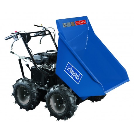 Mini Dumper Benne Basculante Scheppach Dp3000 - 4 Roues Motrices 300kg – 6,5ch – Image 3