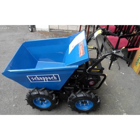 Mini Dumper Benne Basculante Scheppach Dp3000 - 4 Roues Motrices 300kg – 6,5ch – Image 4