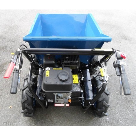 Mini Dumper Benne Basculante Scheppach Dp3000 - 4 Roues Motrices 300kg – 6,5ch – Image 5