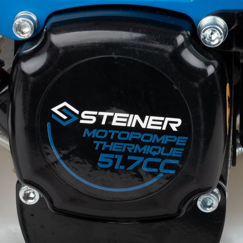 Motopompe Thermique 2t 51.7cc 15m³/h + Tuyau de Refoulement Steiner – Image 5