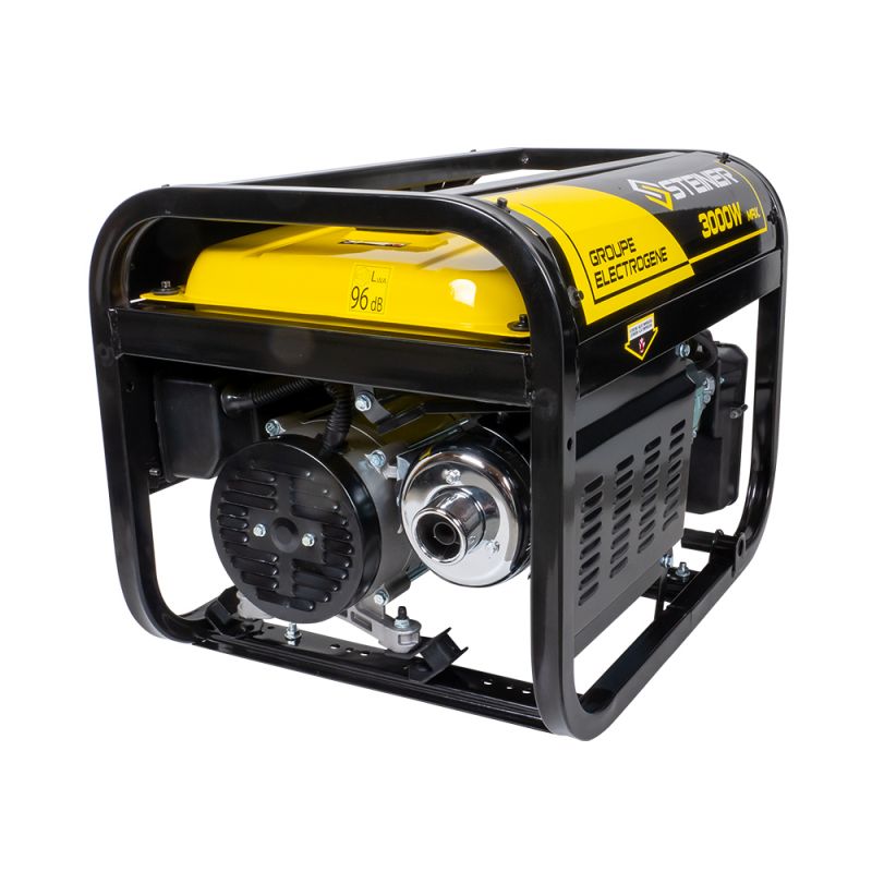 Pack Groupe Electrogène Essence 208cc 3000w Max + Kit Roues et Poignées de Transport – Image 7