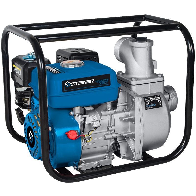 Pack Motopompe Thermique 4t 196cc 30 M³/h Steiner + Tuyau de Refoulement Plat 20m Ø50mm + Raccords Korman – Image 7