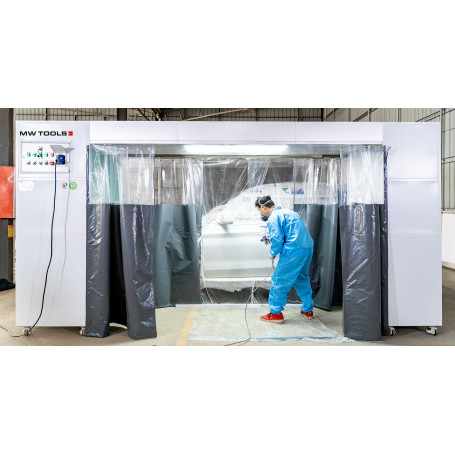 Cabine de Peinture Mobile 230 V Mw Tools – Image 2