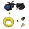 Pack Tuyau D’arrosage Ø19mm 25m + Pompe de Surface 800w + Kit D'aspiration 7m Ø25mm + Raccords