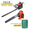 Pack Souffleur + Taille-Haie Thermique Korman + Sac de Jardin Offert
