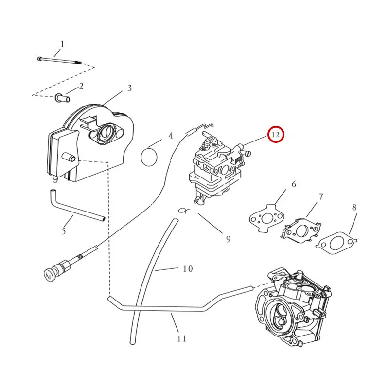 Piece Detachee Moteur Sail 2,5 Cv - – Image 2