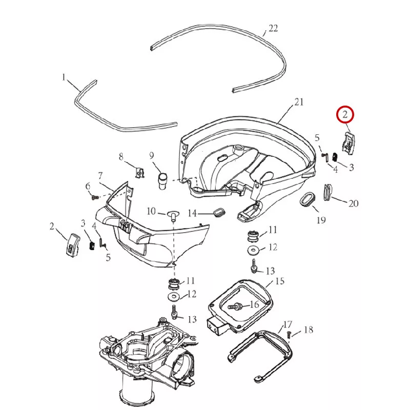 Piece Detachee Moteur Sail 2,5 Cv - – Image 3