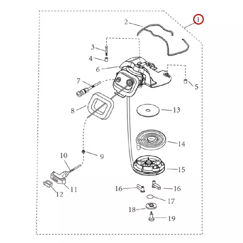 Piece Detachee Moteur Sail 2,5 Cv - – Image 4