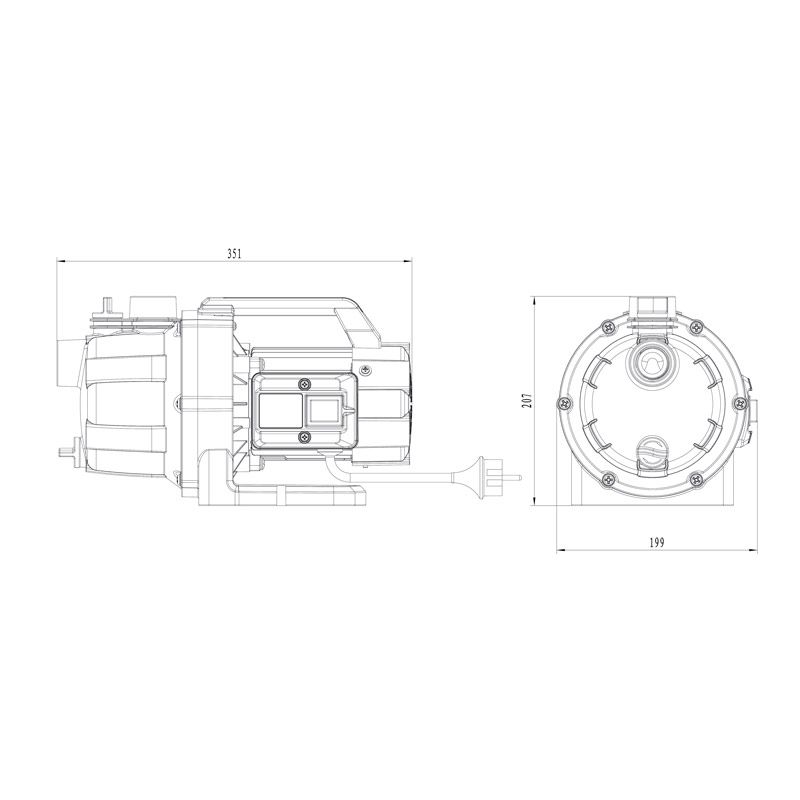 Pompe de Surface 800w Auto Amorçante Mc Kerson + Kit D'aspiration 7m Ø25mm avec Crépine Steiner – Image 6