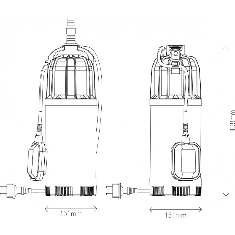 Pompe Immergée Eaux Claires Multicellulaire1000w Inox Korman – Image 4