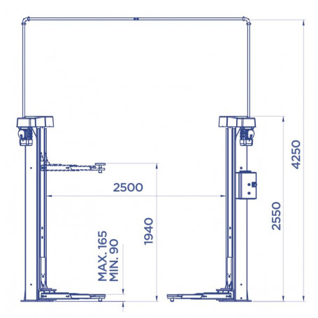 Pont 2 Colonnes Omcn 199/gk 3.2t Omcn O199/gk – Image 2