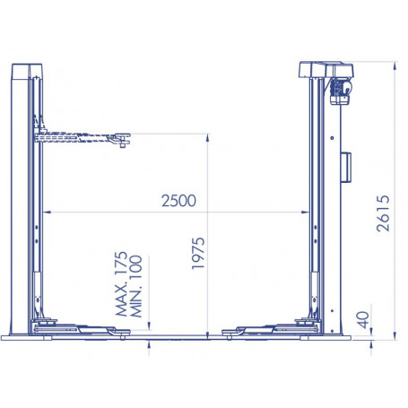 Pont à 2 Colonnes Omcn 199/ue 3.2t – Image 2