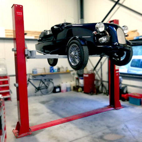 Pont Élévateur à 2 Colonnes 4t 400v Déverrouillage Automatique Hauteur 1930mm Mw Tools Hb240 – Image 2