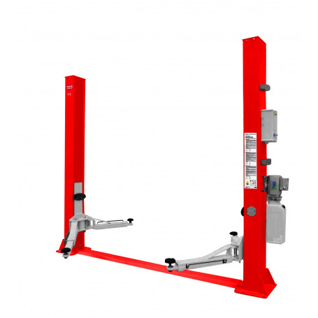 Pont Élévateur à 2 Colonnes 4t 400v Déverrouillage Automatique Hauteur 1930mm Mw Tools Hb240