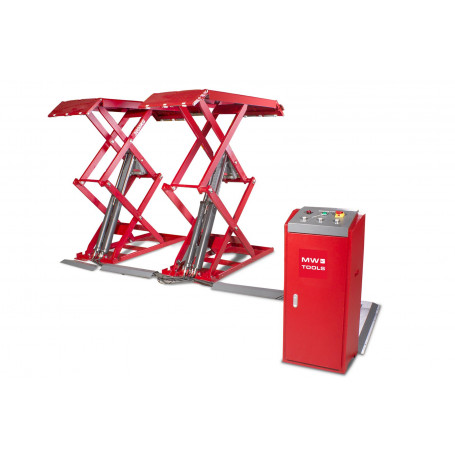 Pont Élévateur à Ciseaux 3t 1850mm Version Longue 3x400v Mw Tools Sl300u – Image 8