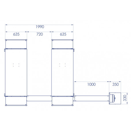 Pont Élévateur à Ciseaux Électrohydraulique 3.5t Omcn 718 1.9m – Image 6