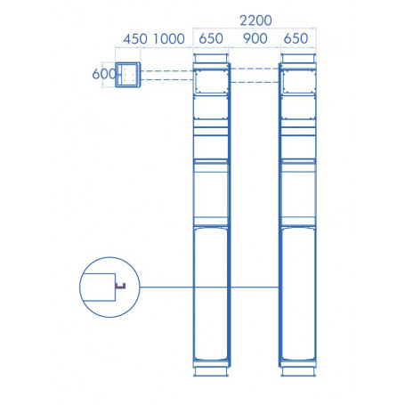 Pont Élévateur à Ciseaux Électrohydraulique X-Line 5,5 T Omcn 862 – Image 5