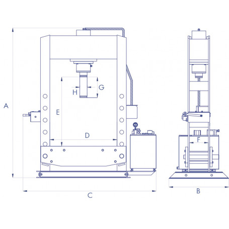 Presse D'atelier Omcn 50t – Image 3
