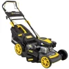 Tondeuse Thermique Tractée 4 en 1 Mulching 51 Cm 4cv 170cm³ - Démarrage Électrique - Steiner