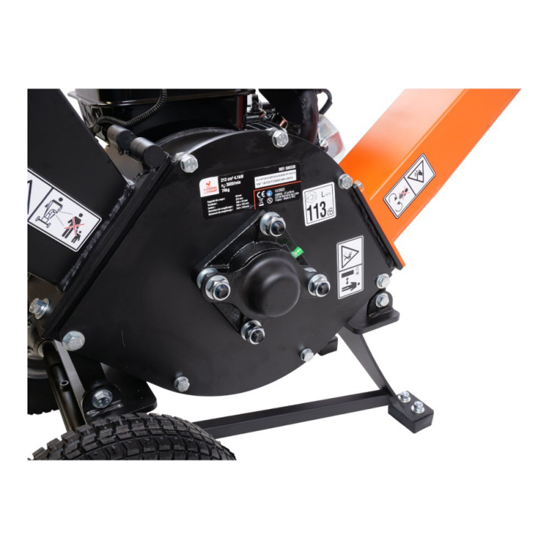 Broyeur de Végétaux et de Branches Thermique Essence 212cc 60mm St Pierre du Champ – Image 6