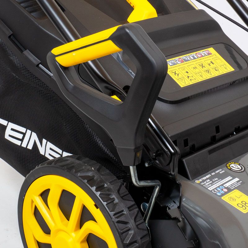 Tondeuse Thermique Tractée 4 en 1 Mulching 51 Cm 4cv 170cm³ Steiner – Image 7