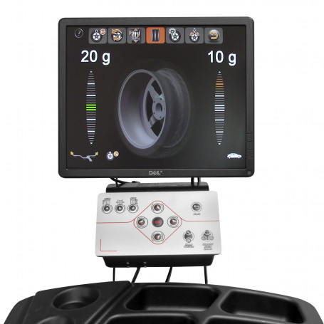 Équilibreuse de Roue Voiture Automatique Professionelle 220v Mw Tools – Image 4