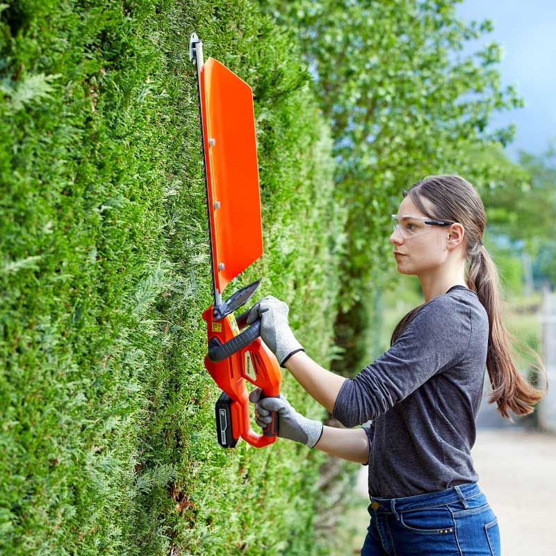 Taille Haie sans Fil 550mm 18v Li-Ion + Batterie 18v 2ah + Chargeur Rapide 18v Korman – Image 8