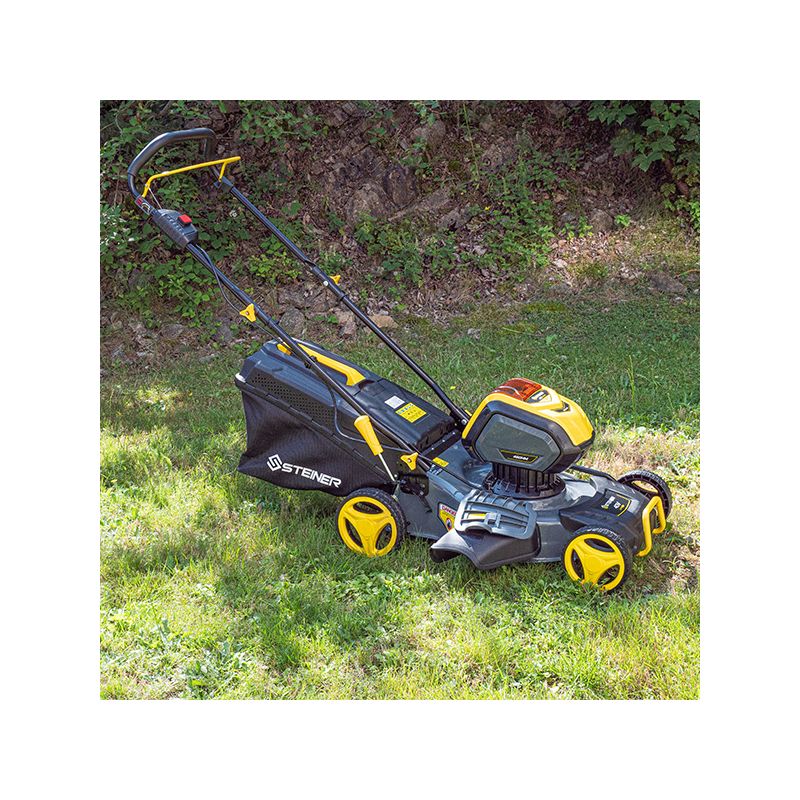 Tondeuse sur Batterie Poussée 4 en 1 Mulching 40v 46cm + 1 Batterie 4ah + 1 Chargeur Steiner – Image 3