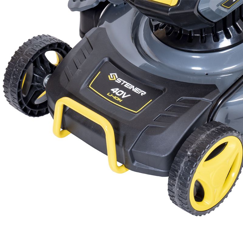 Tondeuse sur Batterie Poussée 4 en 1 Mulching 40v 46cm + 1 Batterie 4ah + 1 Chargeur Steiner – Image 5